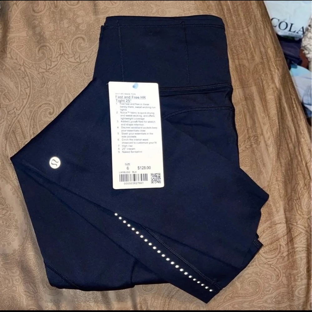 lululemon fast and free right 25”